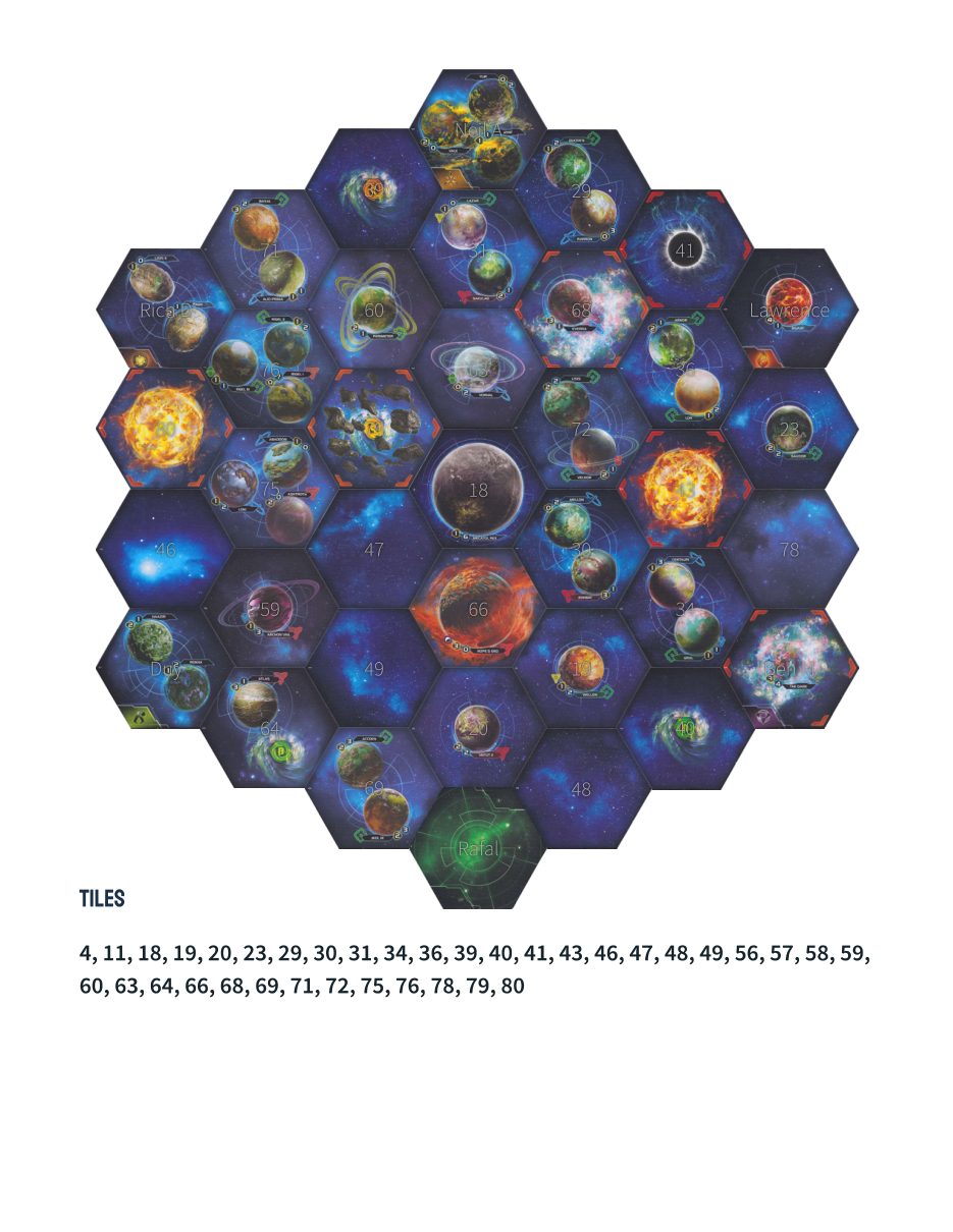 The drafted galaxy for the 4th place game