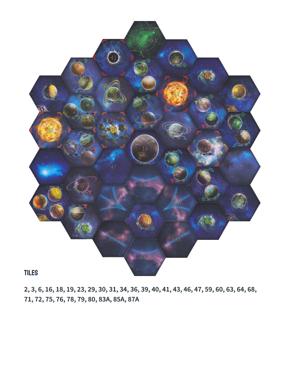 The drafted galaxy for the 5th place game