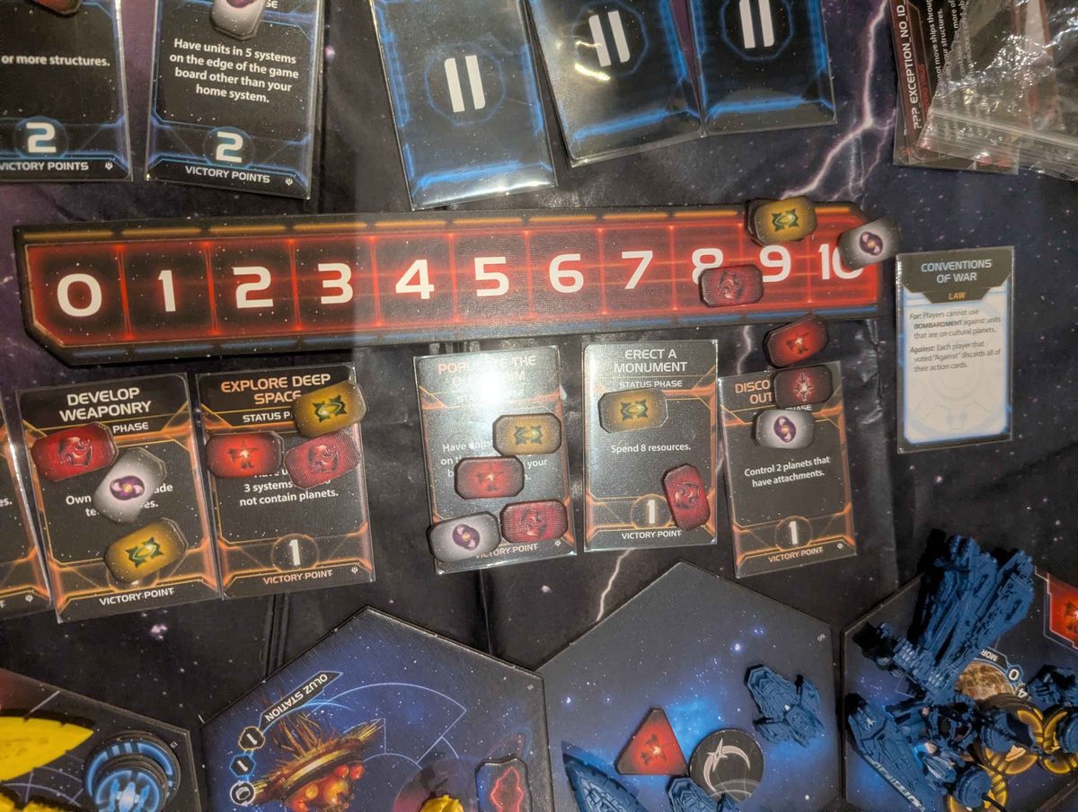 The final scores on Table 5